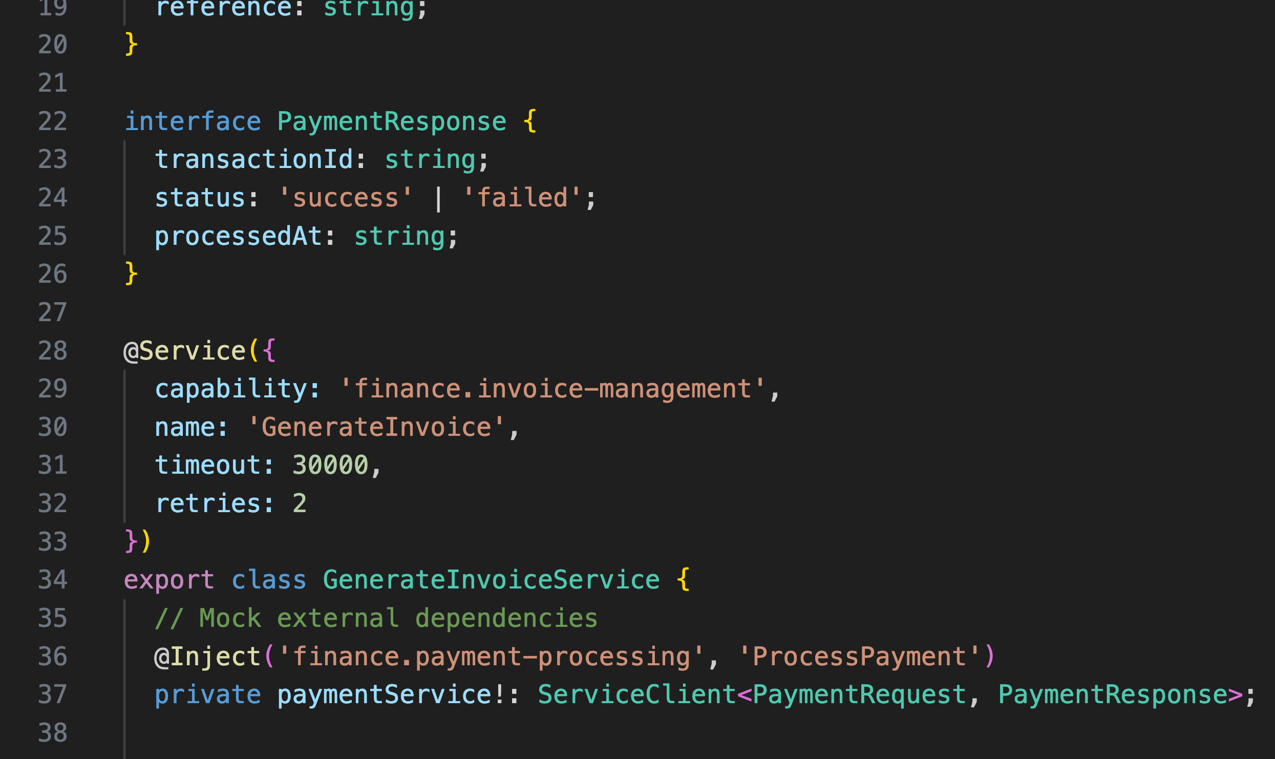 InterRealm SDK - Type-Safe Dependency Injection